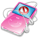 iPod Video Pink No Disconnect Icon 128x128 png